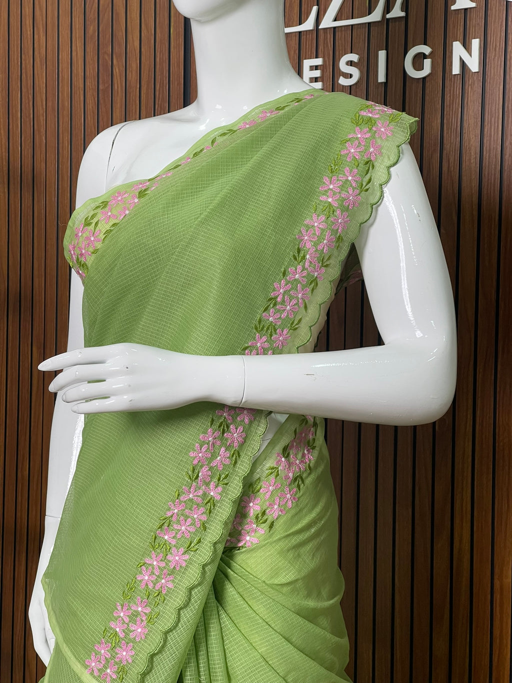 Embroidered Saree