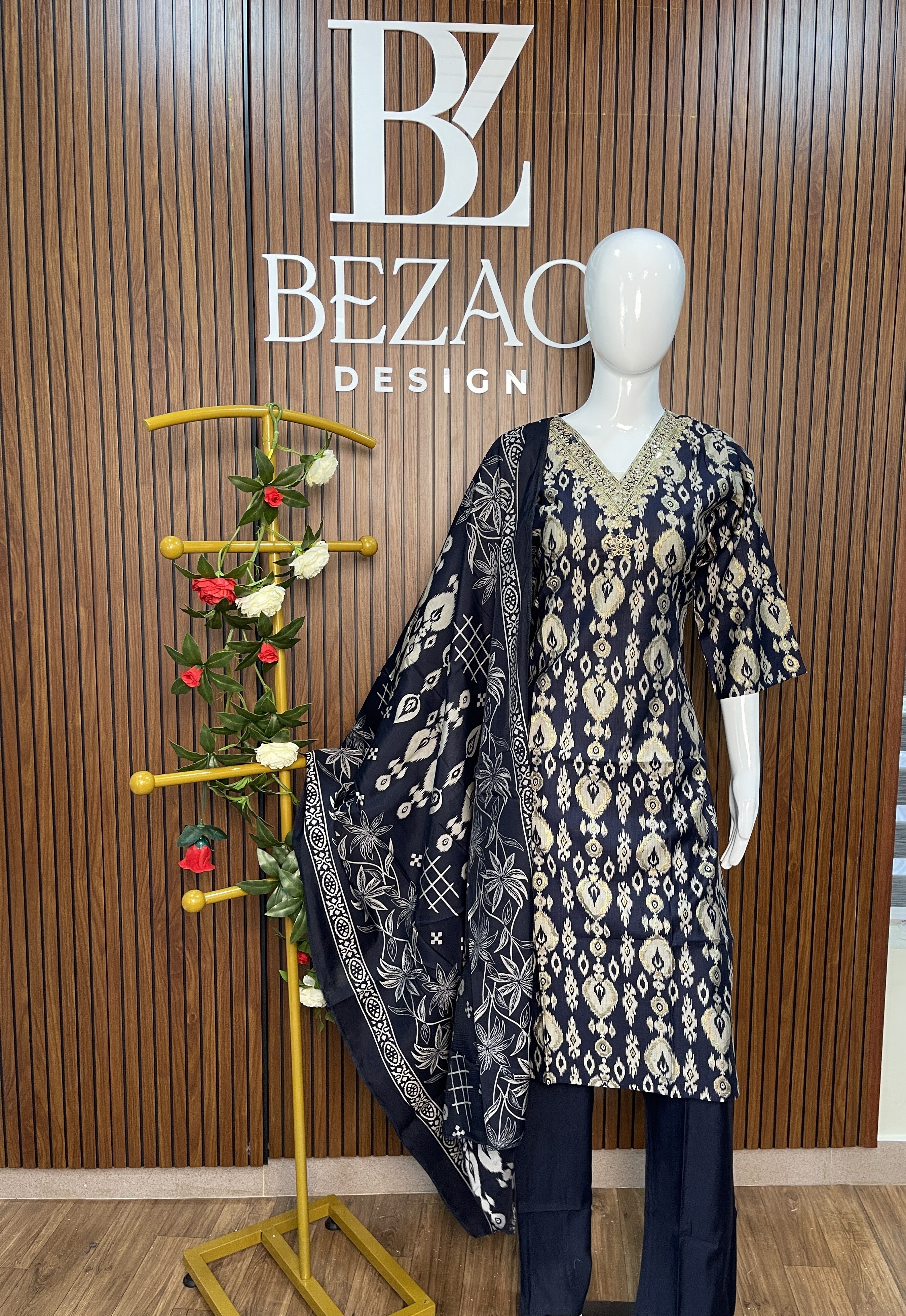 Printed Cotton Silk Salwar