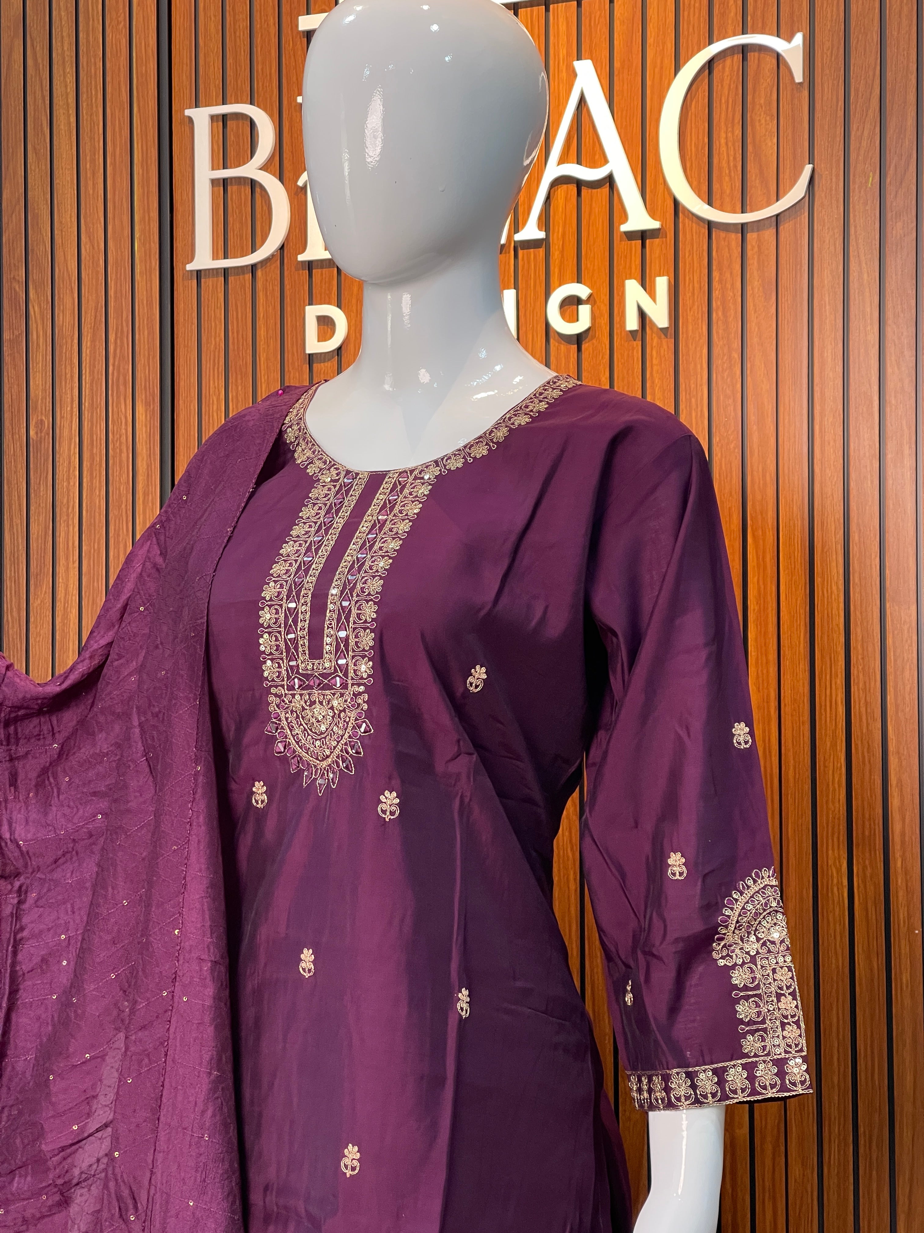 Roman Silk Salwar Set