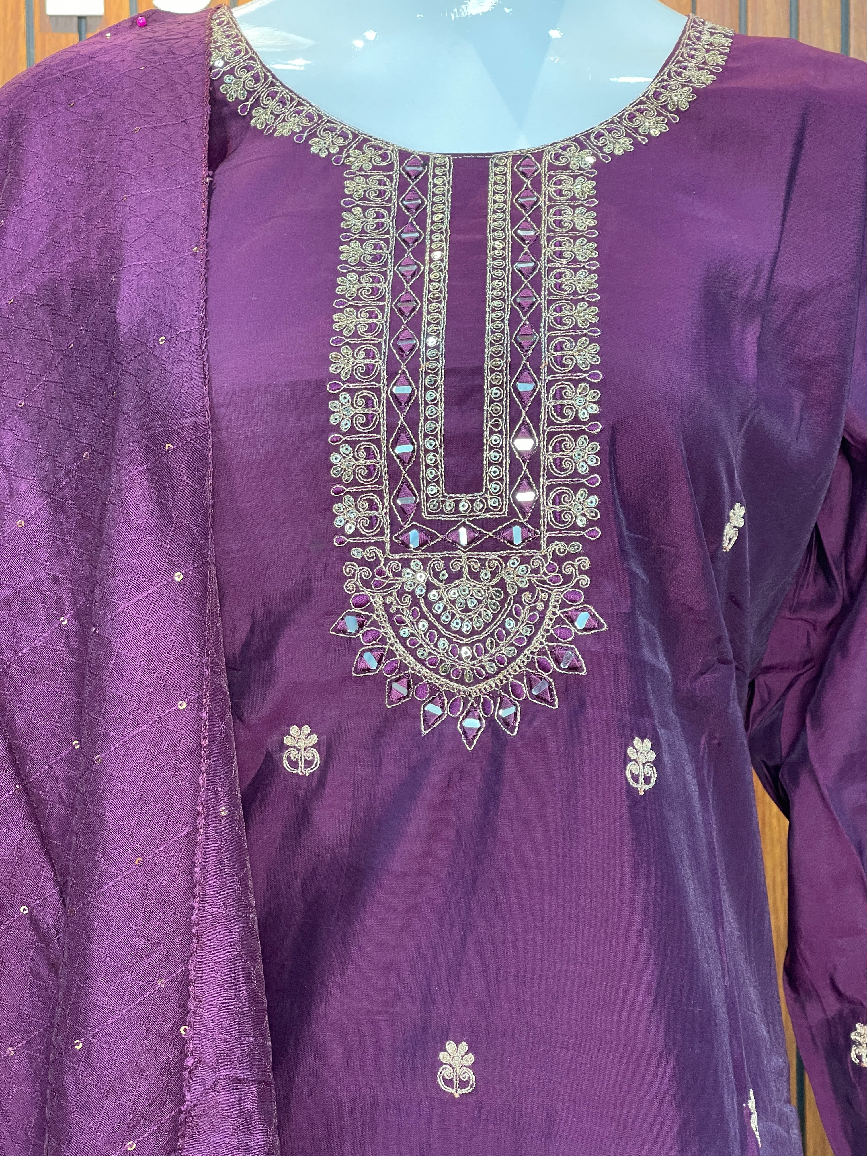 Roman Silk Salwar Set