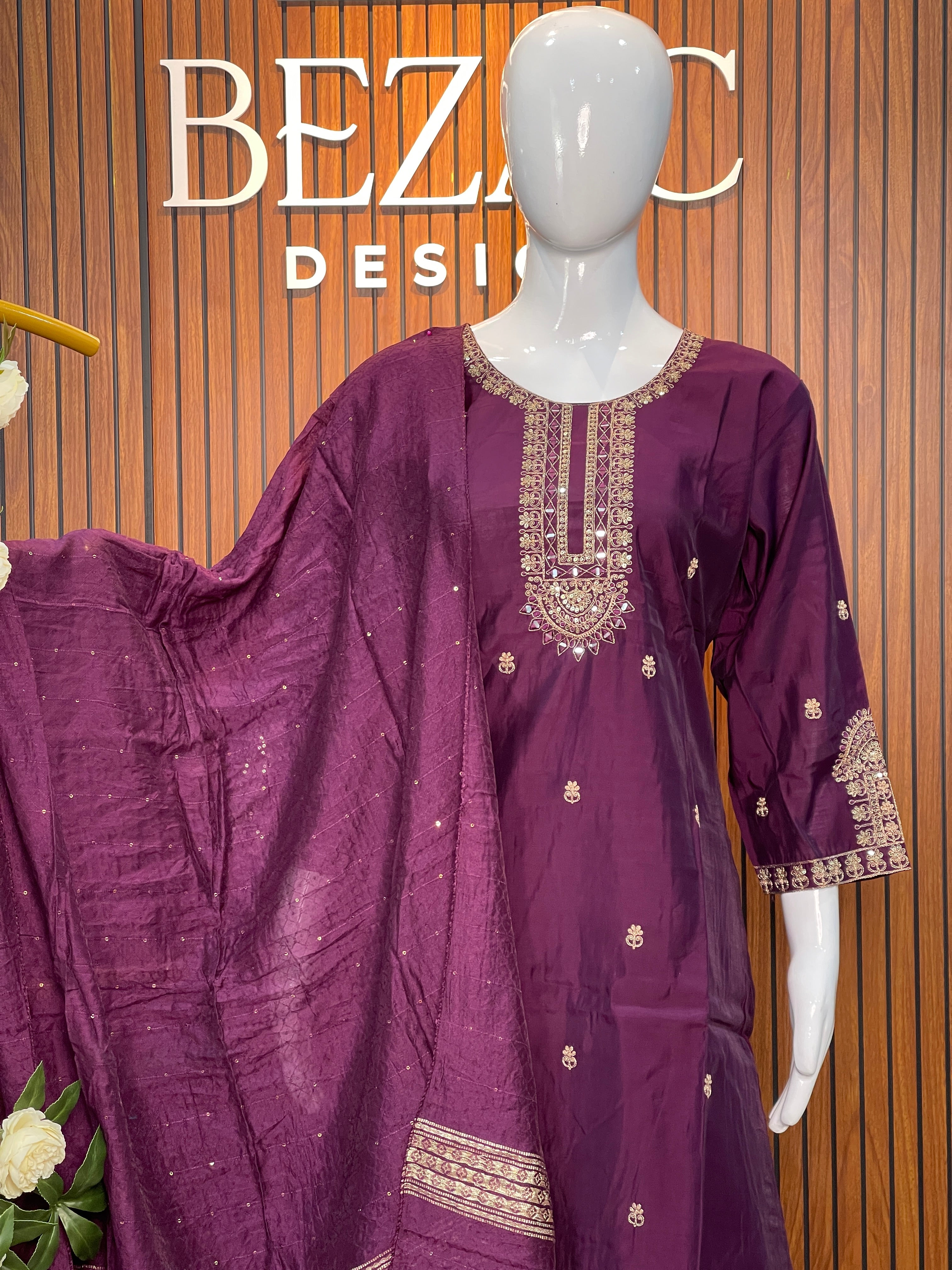 Roman Silk Salwar Set