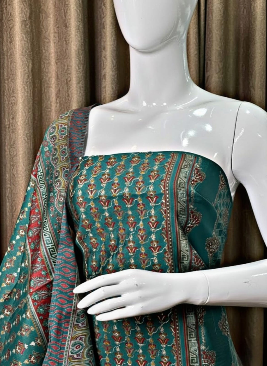 Unstitched Salwar Set