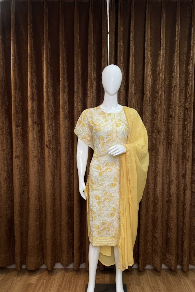 Unstitched Salwar Set