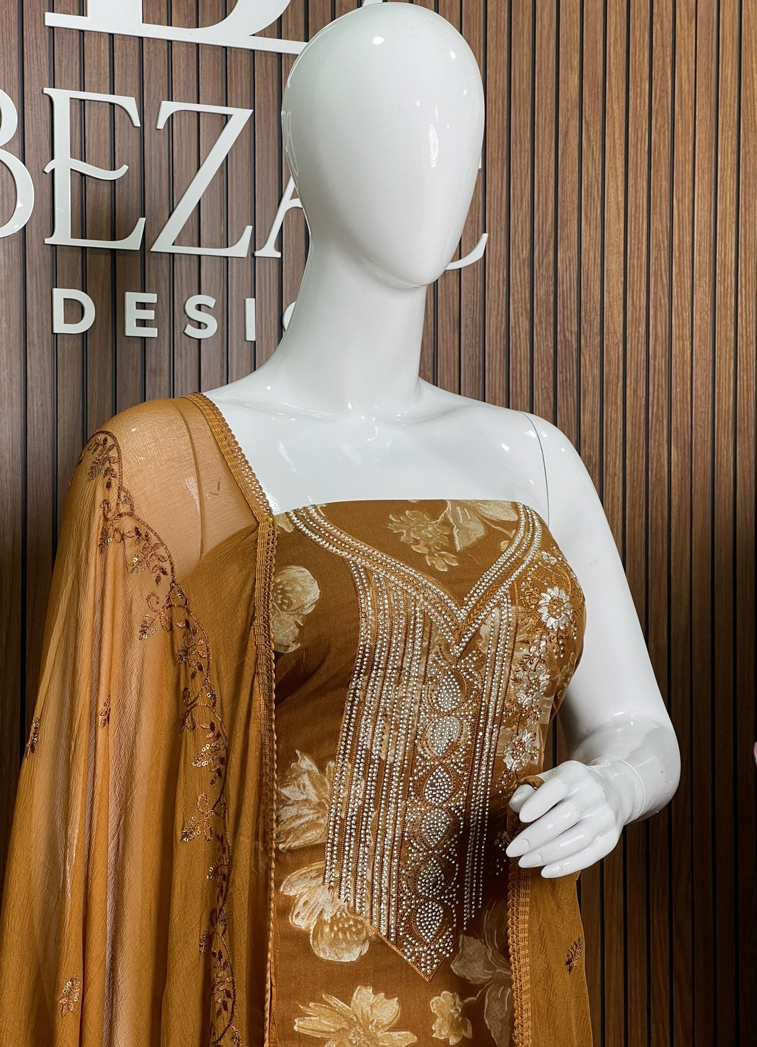 Unstitched Salwar Set