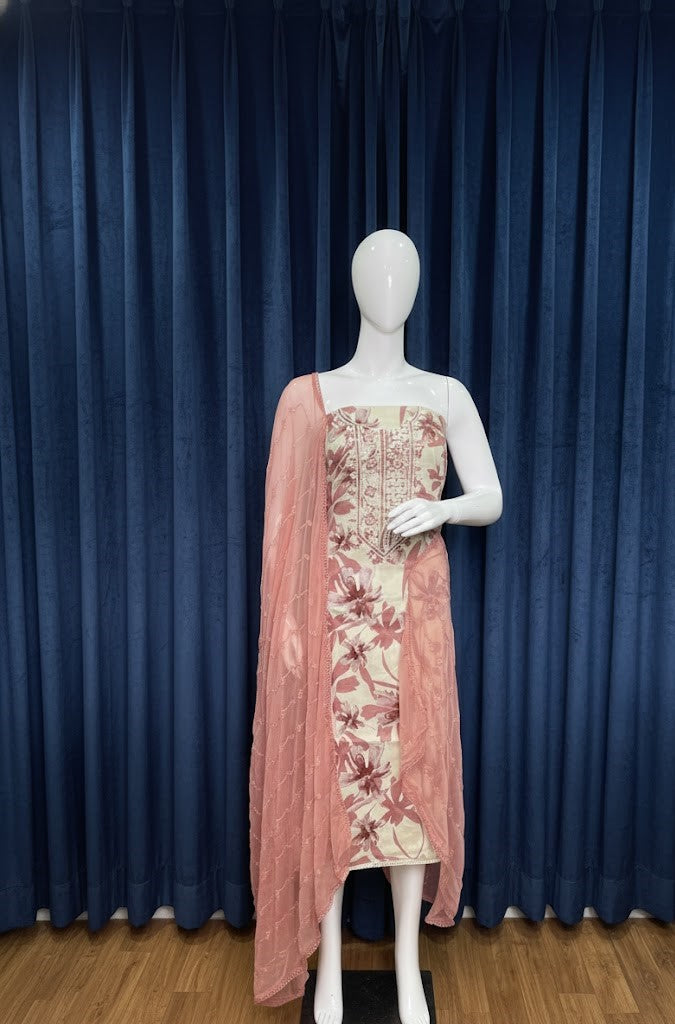 Unstitched Salwar Set