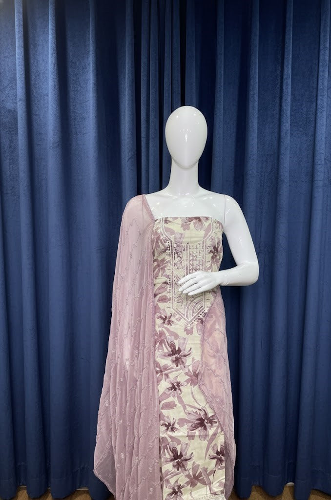 Unstitched Salwar Set