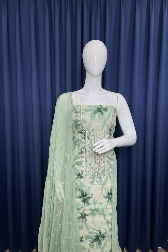 Unstitched Salwar Set