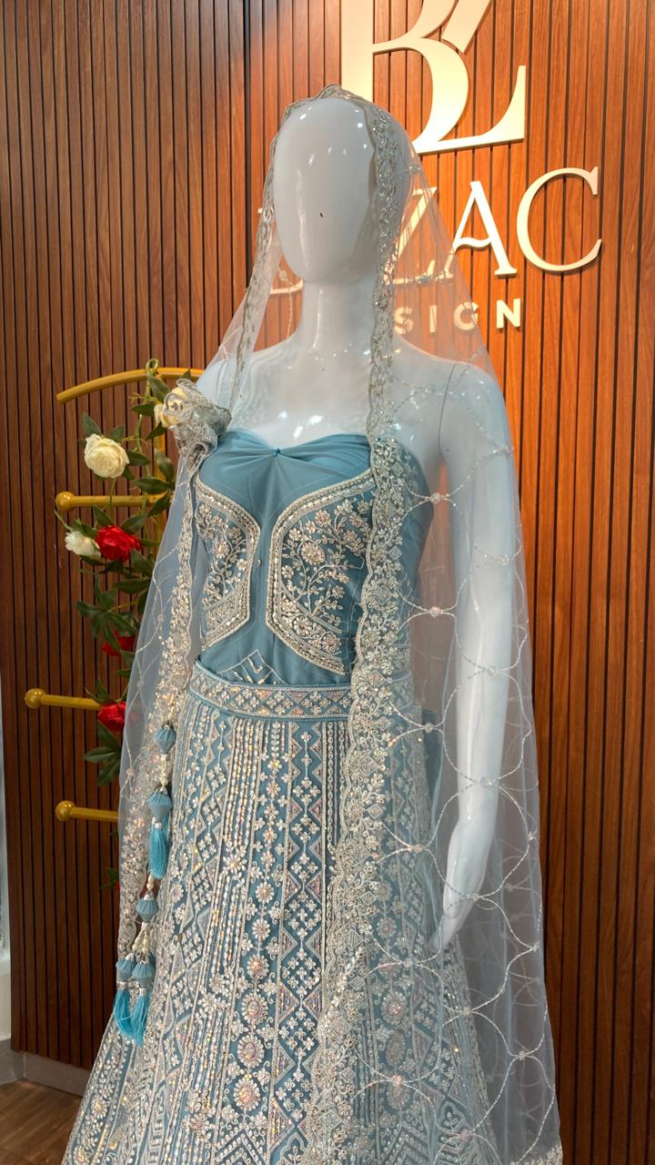 Semi stitched Lehenga