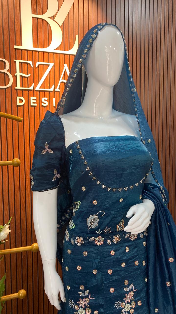 Semi stitched lehenga