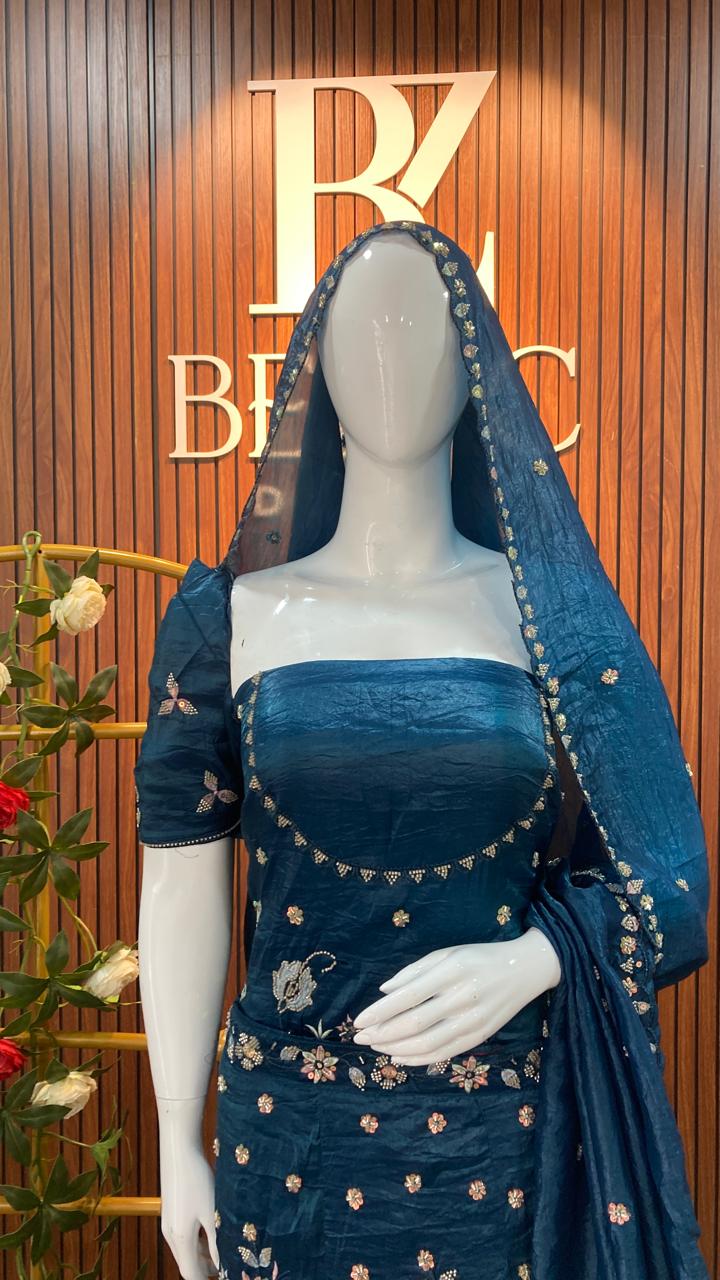 Semi stitched lehenga